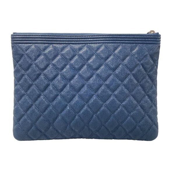 Chanel Clutch Blue Green Silver Blue-green - Picture 3 of 15